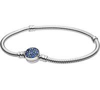 PANDORA Bracelet pour femme en argent 925 avec cristaux bleus
