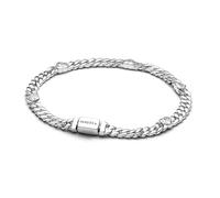 PANDORA Bracelet pour femme en argent avec cœur en zircone 594226C01, 18 cm, Argent sterling, Oxyde de zirconium