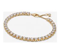 PANDORA Bracelet Tennis Femme Or Oxyde de Zirconium 563539C01, 20 cm, Argent sterling, Oxyde de zirconium