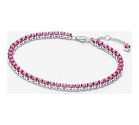 Pandora Bracelet Rivière Rose Scintillant Argent Massif 20 cm