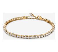 Pandora Bracelet Rivière Scintillant Métal doré à l'Or 14 carats 18 cm