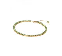 PANDORA Bracelet Tennis Femme Vert Clair Doré 561469C02, 561469C02-18, Argent Sterling, Pas de gemme