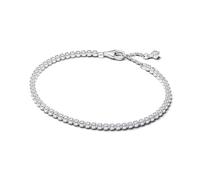 PANDORA Bracelet tennis pour femme - Argent - Oxyde de zirconium - 593927C01, 20 cm, Argent sterling, Oxyde de zirconium