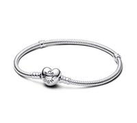 Pandora Bracelet Cœur & Maille Serpent Moments 21 cm