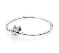 Bracelet Maille Serpent Fermoir Disney Pandora Moments Pavé Minnie Disney x Pandora Argent Argent 20 cm