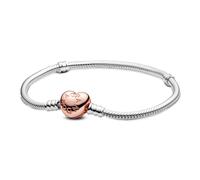 Pandora Bracelets Bracelet Pandora Moments avec fermeture cœur et chaîne serpent 58071917