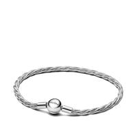 Pandora Bracelet Maille Serpent Torsadée Fermoir Pandora Rond 20 cm