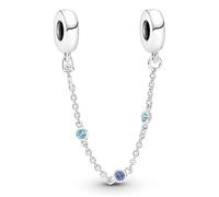 Pandora Chaîne de Confort Triple Pierre Bleue 50 mm