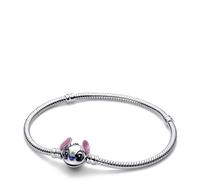 Pandora Disney Stitch 593738C01 Bracelet pour femme en argent, 593738C01-19, Argent sterling, Pas de gemme