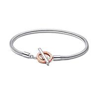 Pandora Bracelets Pandora Moments Bracelet Chaîne Serpent Fermoir en T 582309C00