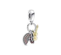 Pandora Breloque Guitare 760765C01 Métal émail Taille unique