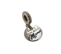Pandora - Breloque à Suspendre Maman à Graver - Femme - Accessoires - Blanc - Taille: ONE Size