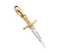 Charm pendant Game of Thrones Arya Aiguille en argent sterling et métal plaqué or 14 carats
