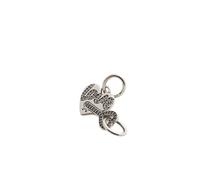 Pandora Charm pendentif double séparable Cœur et Clé Argent