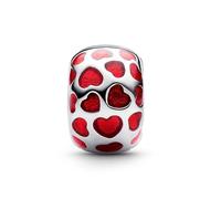PANDORA Breloque cœur en argent sterling, Standard, Argent sterling, Pas de gemme