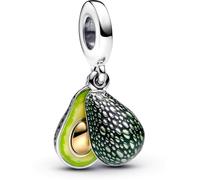 Pandora Breloque double dangle avocat 763405C01, taille unique, Or jaune, Pas de gemme