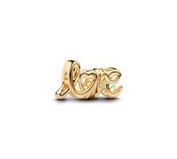 PANDORA Breloque Love en plaqué or 14 carats, One size, Aucun autre matériau, Pas de gemme