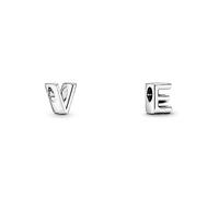 Pandora Charm 797476 mujer plata letra V & Charm 797459 mujer plata letra E