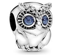 Pandora Charm 798397NBCB Hibou argenté scintillant pour femme