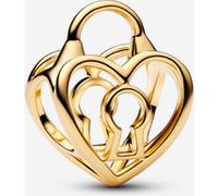 Pandora Charm Cadenas Cœur Ajouré Doré one size