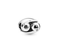 Pandora Charm Cancer en argent sterling avec zircones cubiques transparentes