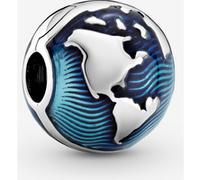 Pandora Charm Clip Globe Bleu one size
