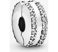 Pandora Charm Clip Pavé Double Rang one size