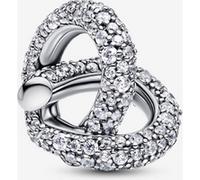 Pandora Charm Cœur Nœud de l'Infini Pavé one size