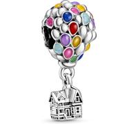 Pandora Charm Disney Là-Haut Ballons Argent sterling émail bleu vert orange rose bleu clair