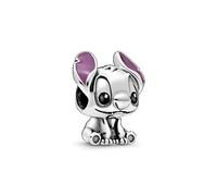Pandora Charm Disney Stitch en argent – émail noir et violet