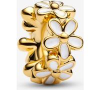 Pandora Charm Espaceur Doré Marguerites Blanches one size