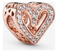Pandora Charm Esquisse de Cœur Scintillant one size