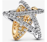 Pandora Charm Étoile Croisée Scintillante one size