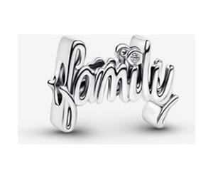 Pandora Charm Family en Lettres Cursives one size