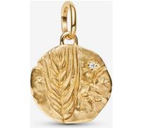 Pandora Charm Médaillon Épi de Blé Doré one size