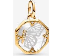 Pandora Charm Médaillon Papillon Nacré