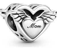 PANDORA Charm Moments "Coeur Ailes d'Ange & Maman" argent 799