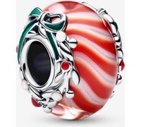 PANDORA Moments Bâton de Sucre en Verre de Murano Charm en Argent Sterling avec Verre de Murano, Compatible Moments, 794252C01