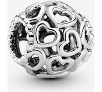 Pandora Icons Charm Cœurs ajourés en argent