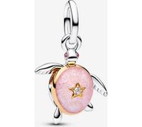 Pandora Charm Pendant 2026 Diamant de Synthèse et Tortue de Mer Rose one size
