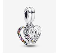 PANDORA Charm Pendant Amitié Séparable Coeurs Pièce de Puzzle 792239C01