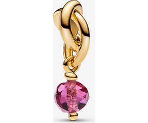 Pandora Charm Pendant Cercle de l'Éternité Rose Facetté one size
