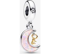 Pandora Charm Pendant Clé et Lune Bimatière one size