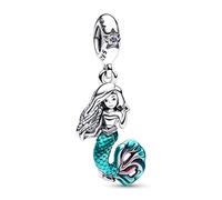 Charm Pendant - PANDORA - Ariel Disney La Petite Sirène - Argent - Multicolore - Femme