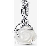 Pandora Charm Pendant Double Rose Blanche en Fleur one size