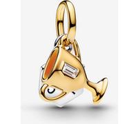 Pandora Pendentif Moments 764715C01 – Double argent sterling plaqué or 14 carats, oxyde de zirconium