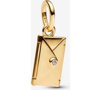 Pandora Charm Pendant Enveloppe Ouvrable et Gravable Doré one size