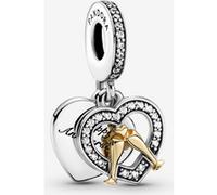 Pandora Charm Pendant Joyeux Anniversaire de Mariage Bicolore