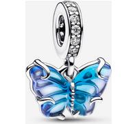 Pandora Charm Pendant Papillon en Verre de Murano Bleu one size