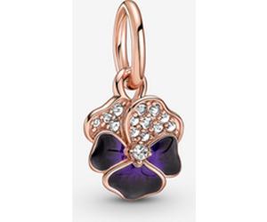 Pandora Charm Pendant Pensée Violet Foncé one size